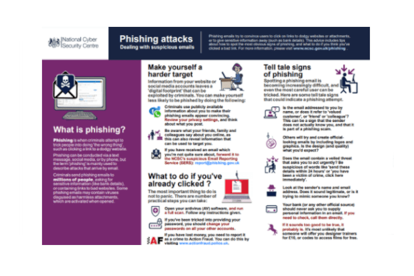 NSCS Phishing Attacks