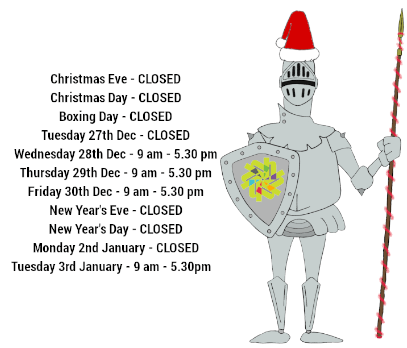 Christmas &amp; New Year Hours